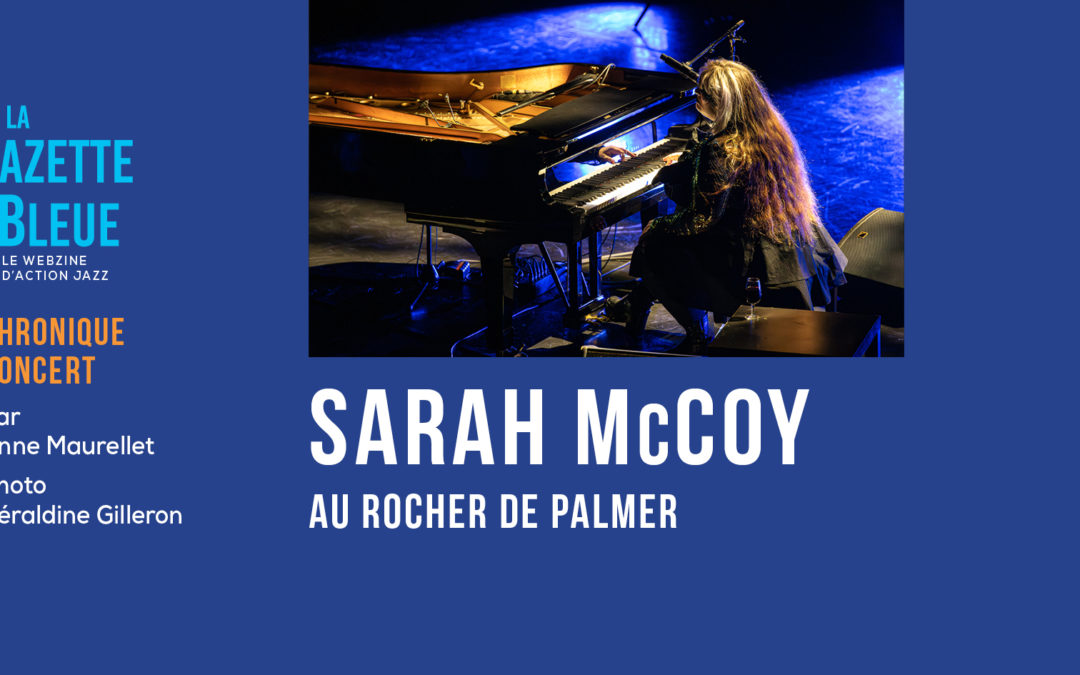 Sarah McCoy au Rocher de Palmer
