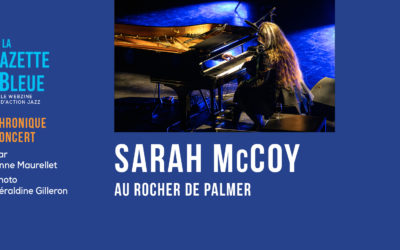 Sarah McCoy au Rocher de Palmer